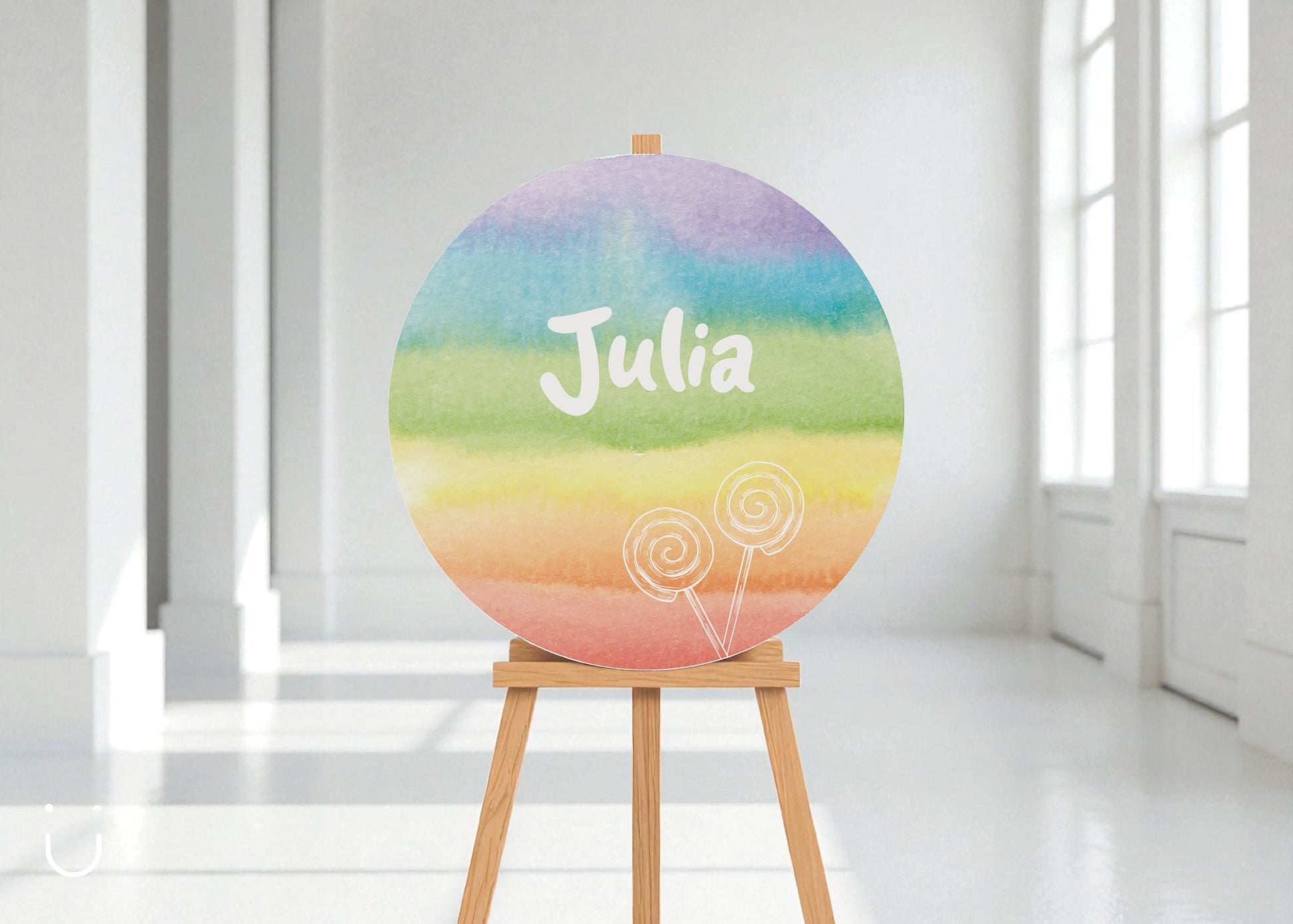 Welkomstbord "Lollipopland" - Deugeniet - Welkomstbord