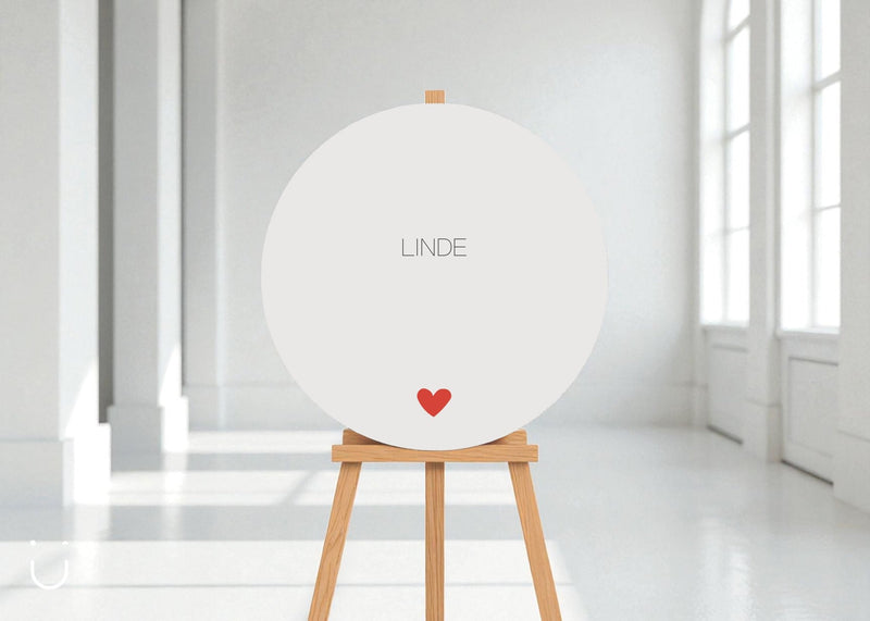 Welkomstbord "L.O.V.E." - Deugeniet - Welkomstbord