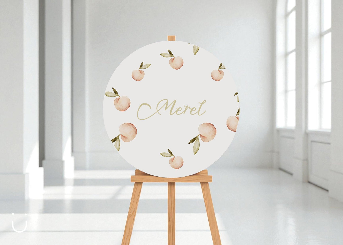 Welkomstbord "Peaches" - Deugeniet - Welkomstbord