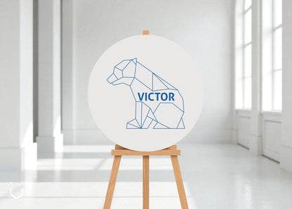 Welkomstbord "Polar bear" - Deugeniet - Welkomstbord