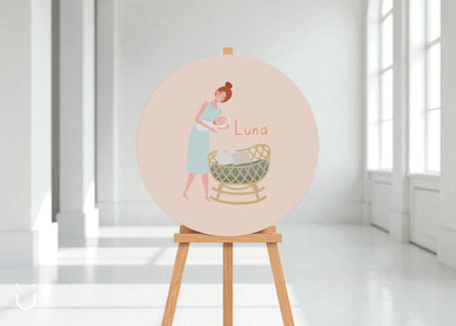 Welkomstbord "Rocking solo" - Deugeniet - Welkomstbord