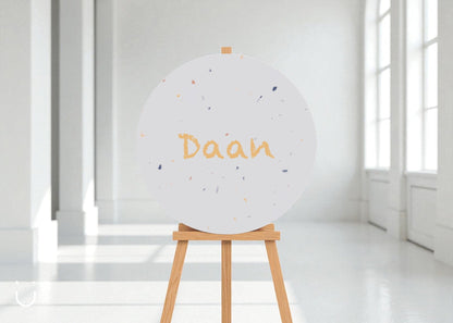 Welkomstbord "Terrazzo" - Deugeniet - Welkomstbord