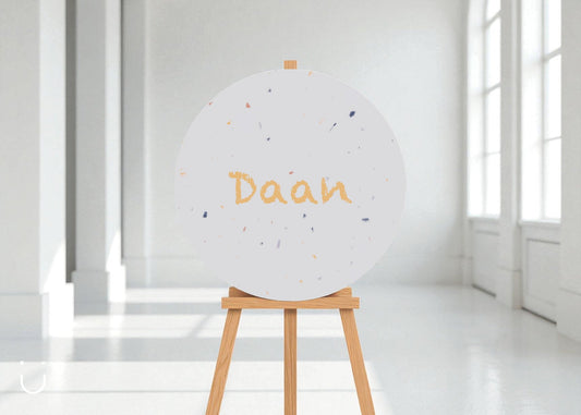 Welkomstbord "Terrazzo" - Deugeniet - Welkomstbord