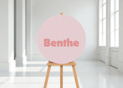 Welkomstbord "The grid" - Deugeniet - Welkomstbord