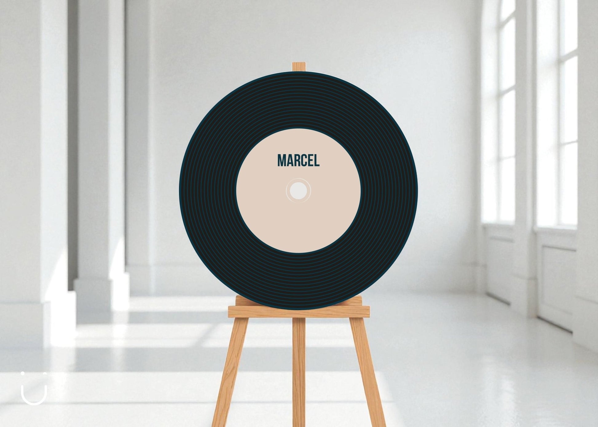 Welkomstbord "Vinyl vibes" - Deugeniet - Welkomstbord