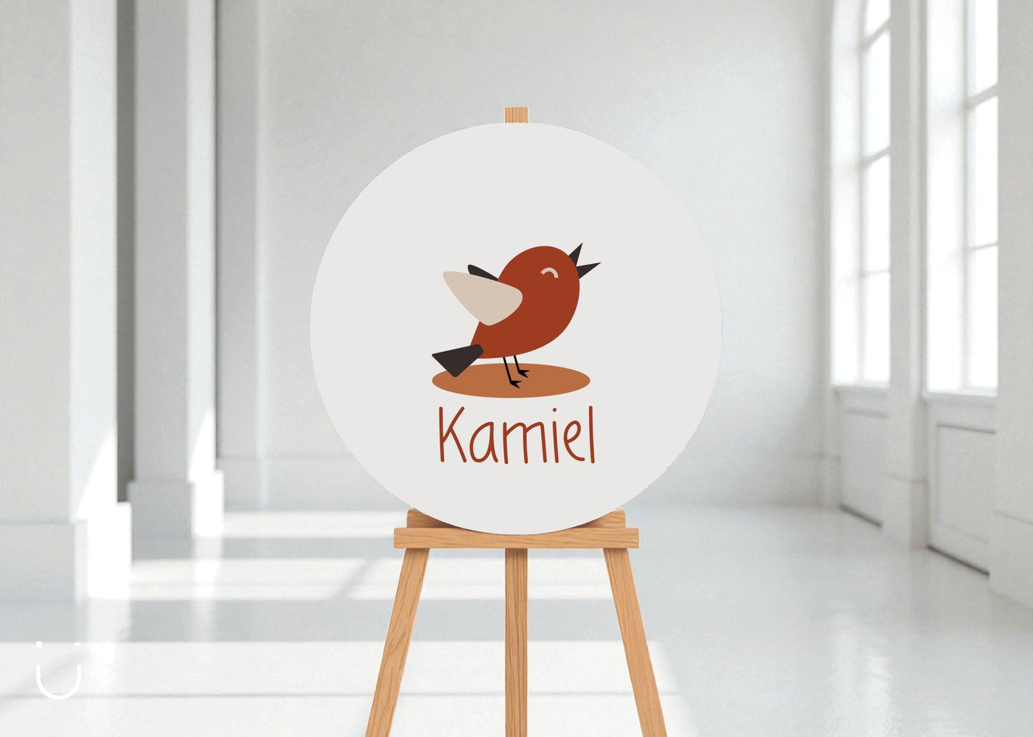 Welkomstbord "Vogeltje Kamiel" - Deugeniet - Welkomstbord