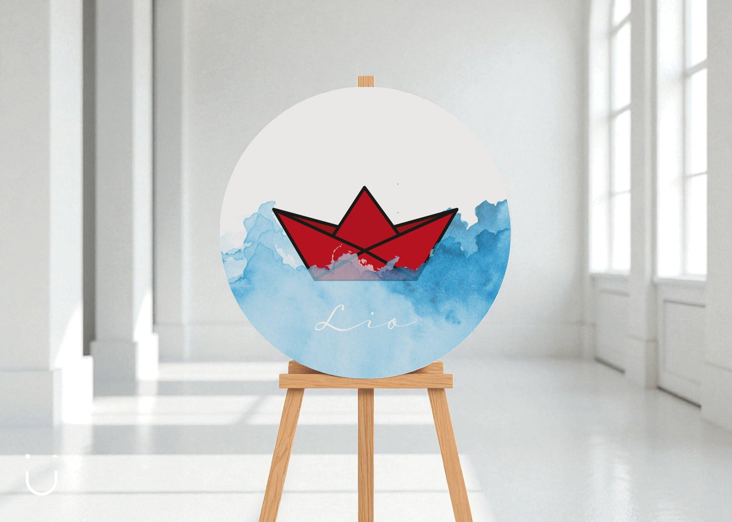 Welkomstbord "Whaley welcome baby" - Deugeniet - Welkomstbord