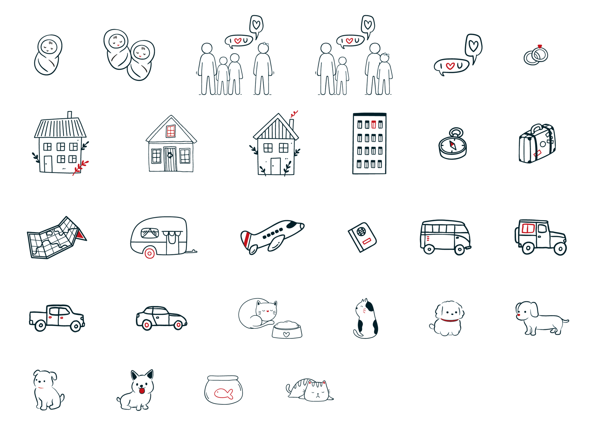 Timeline of life - Deugeniet - Geboortekaartjes